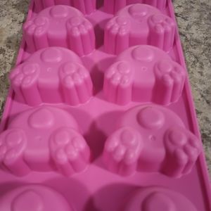 Five candy and jello molds
